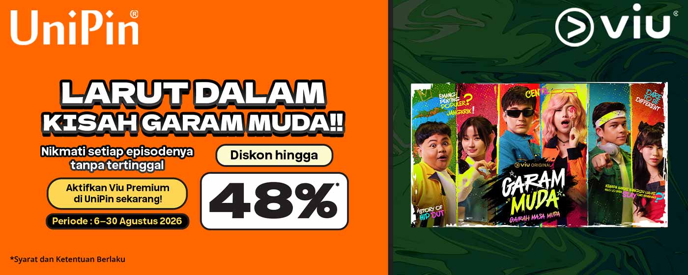 Larut dalam Kisah Garam Muda di Viu! Nikmati Diskon hingga 48% di UniPin